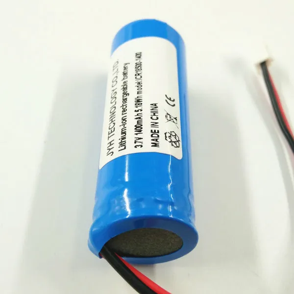 Batteria Icr18500-1400mAh protetta PCM per elettrodomestici