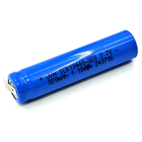 Batteria al ferro di litio Icr10440-320 3,7 V 320 mAh