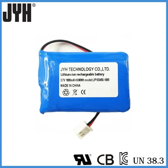 Li-Ion 103450 3,7 V 1800 mAh l&iacute;tium-polimer akkumul&aacute;tor