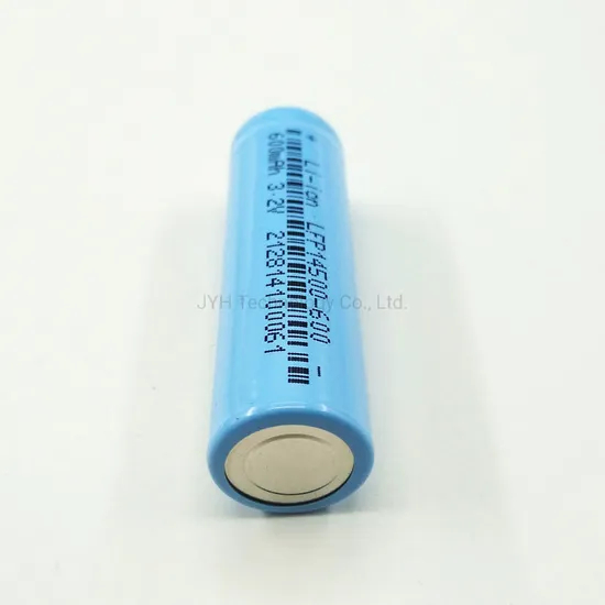 Bloco feito sob encomenda da bateria da pilha de Ifr14500-600 IEC62620 3.2V 14500 600mAh Lipofe4