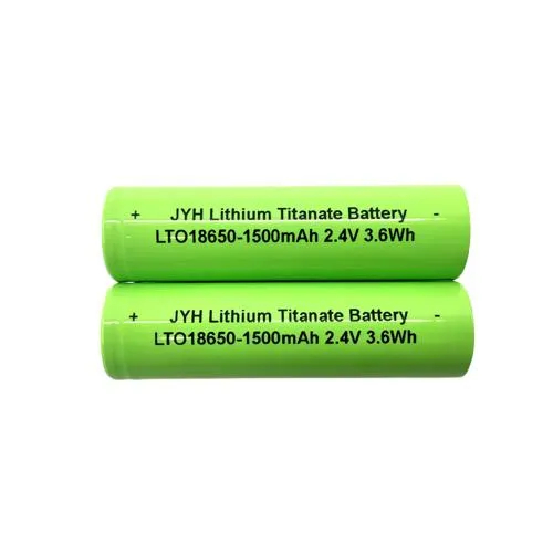 Amplio rango de temperatura Lto 18650 Bater&iacute;a de 1500 mAh