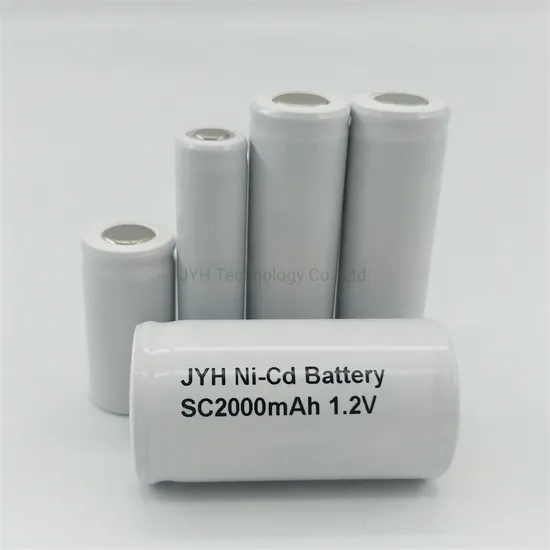 Sc2000 1,2 V 2000mAh Batteries NiCd rechargeables pour l'&eacute;clairage de secours