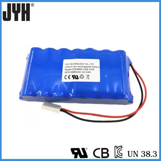 Pacco batteria agli ioni di litio Inr18650 2000mAh/2200mAh/2600mAh 3,7V/7,4V/11,1V