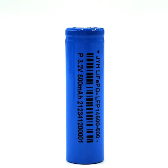 3,2 V Hochleistungs-LiFePO4 14500 500 mAh Lithiumbatterie