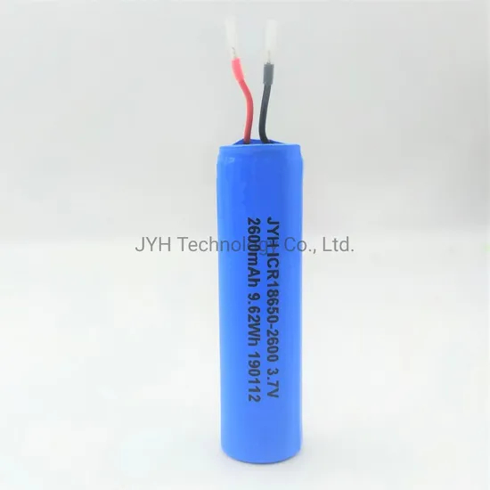 3,7 V Icr18650-2600 1s1p Lithium-Ionen-Taschenlampenbatterie