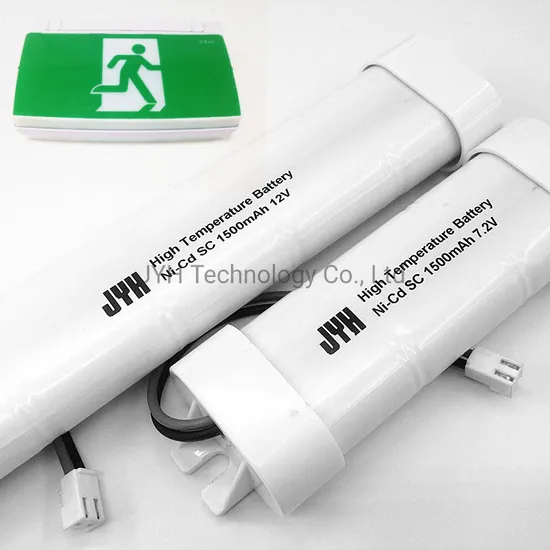 Pack de batterie rechargeable pour &eacute;clairage de secours NiCd Sc1500mAh