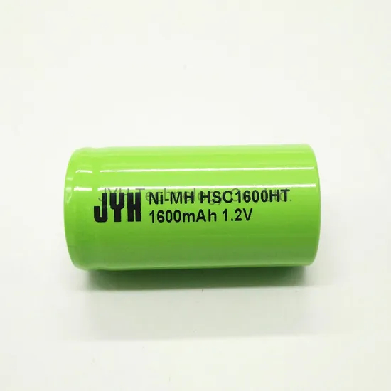 Batteria NiMH Sc1600mAh ad alta temperatura su misura