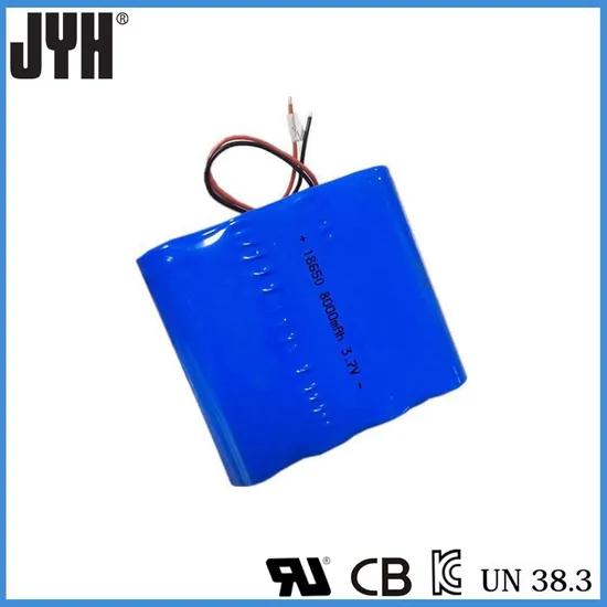 Batteria agli ioni di litio Inr18650 1s4p da 8000 mAh 3,7 V