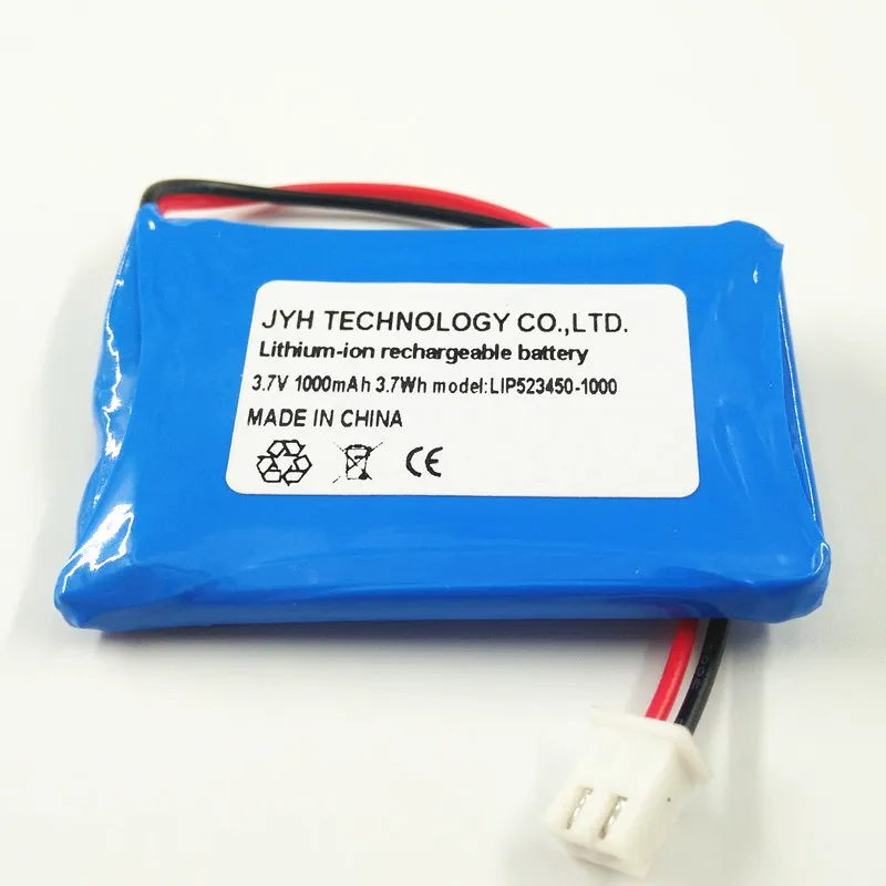 Lipo 853560 1600mAh 3.7V Batería de polímero de iones de litio con CB