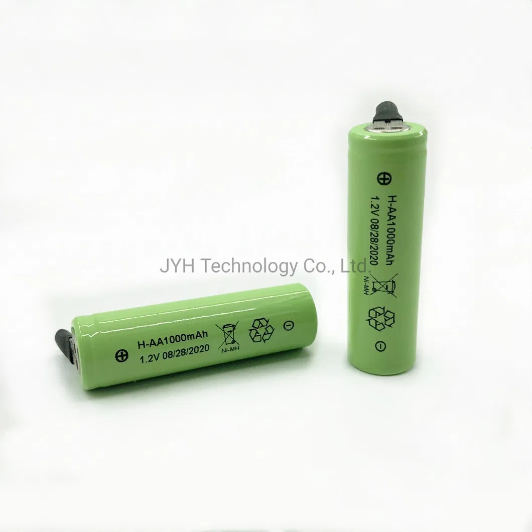 Bateria recarreg&aacute;vel NiMH Haa1000s Ni-MH tamanho AA 1000mAh 1,2V