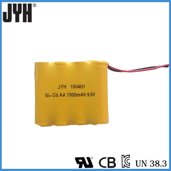 ชุดแบตเตอรี่ Ni-CD ขนาด 9.6V AA 1000mAh สำหรับผู้ตียุงไฟฟ้า