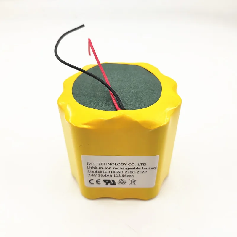 Icr18650-2500 3,7 V 1s1p akkumul&aacute;tor PCB-vel &eacute;s vezet&eacute;kkel