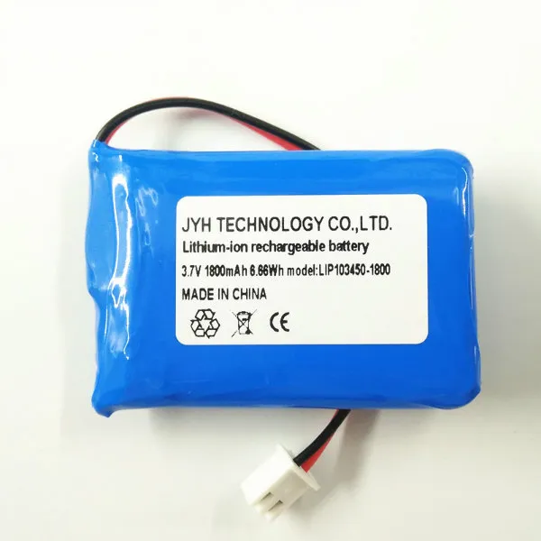 Lipo 853560 1600mAh 3.7V Batería de polímero de iones de litio con CB