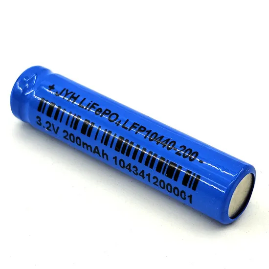Bateria recarreg&aacute;vel LiFePO4 10440 3.2V 200mAh para luz solar pequena-UL/CB