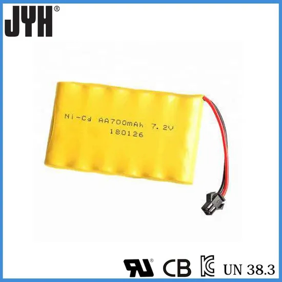 แบตเตอรี่ NiCd AA 700mAh 7.2V 6s1p ชุดแบตเตอรี่