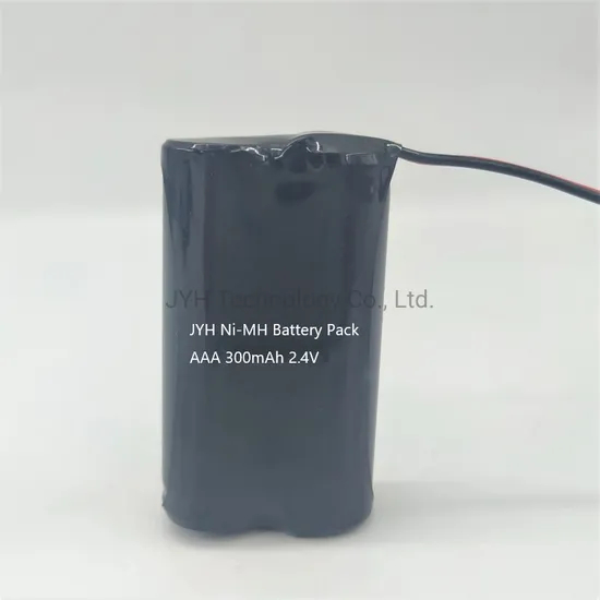 Pacote de bateria NiMH de tamanho pequeno 2,4V AAA300mAh para Inter-COM